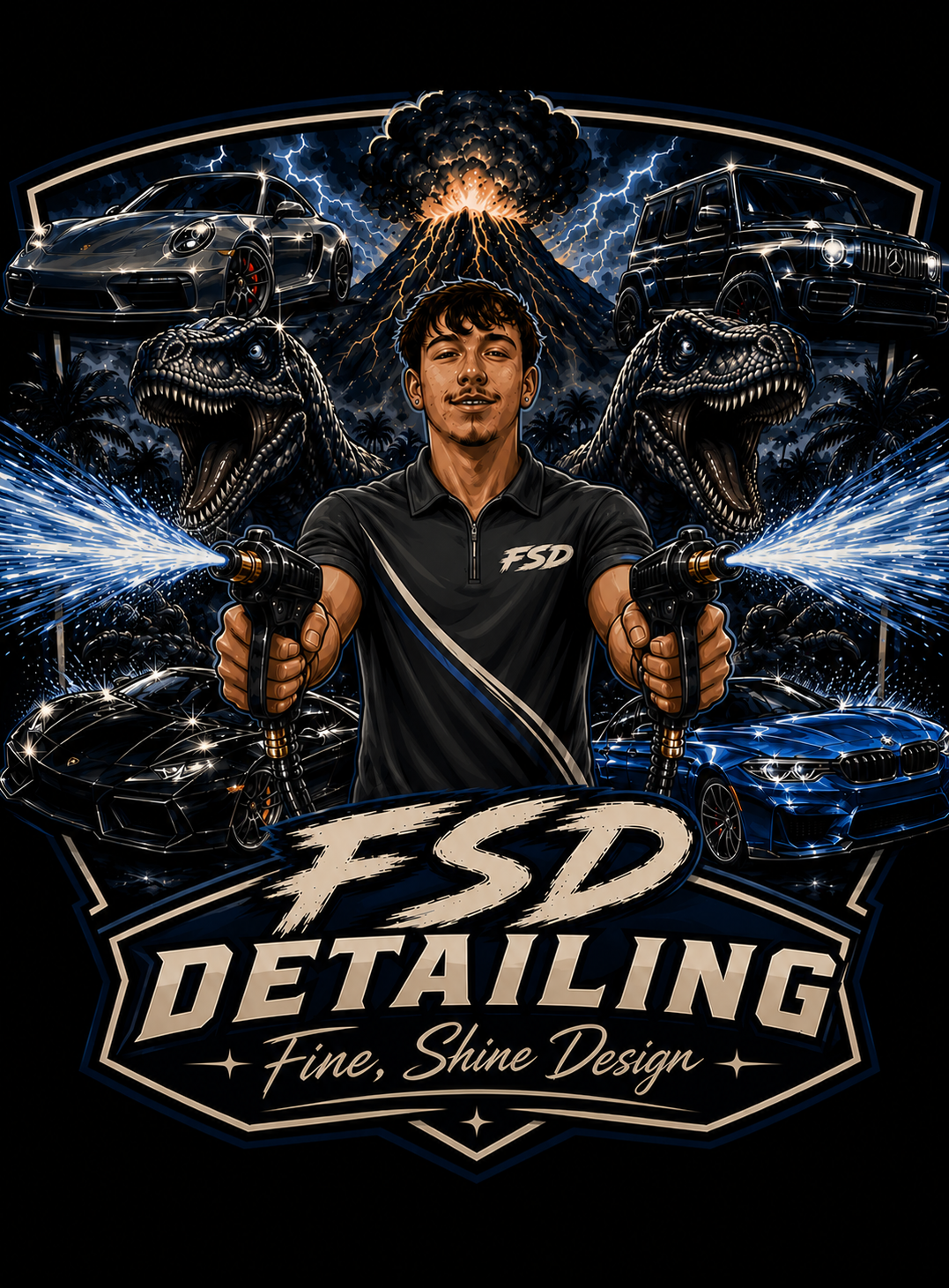 FSD Detailing logo — Fine, Shine Design